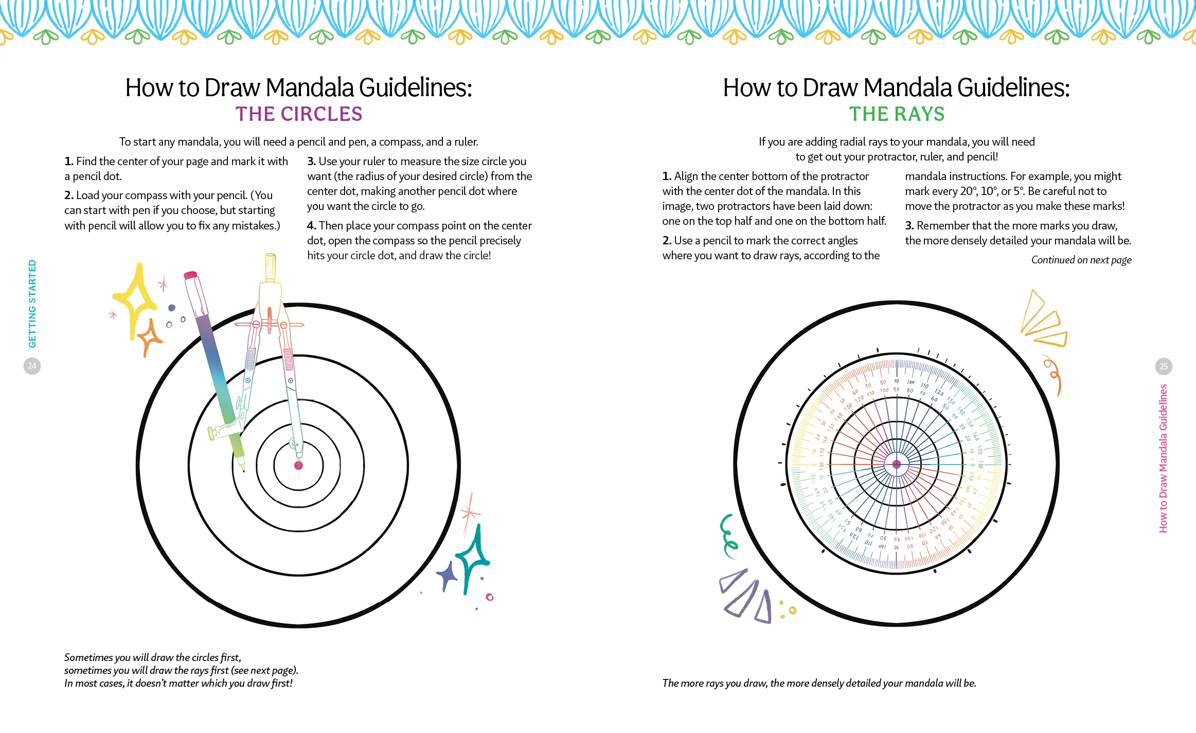 A Bright & Beautiful Guide to Drawing Mandalas - Image 6
