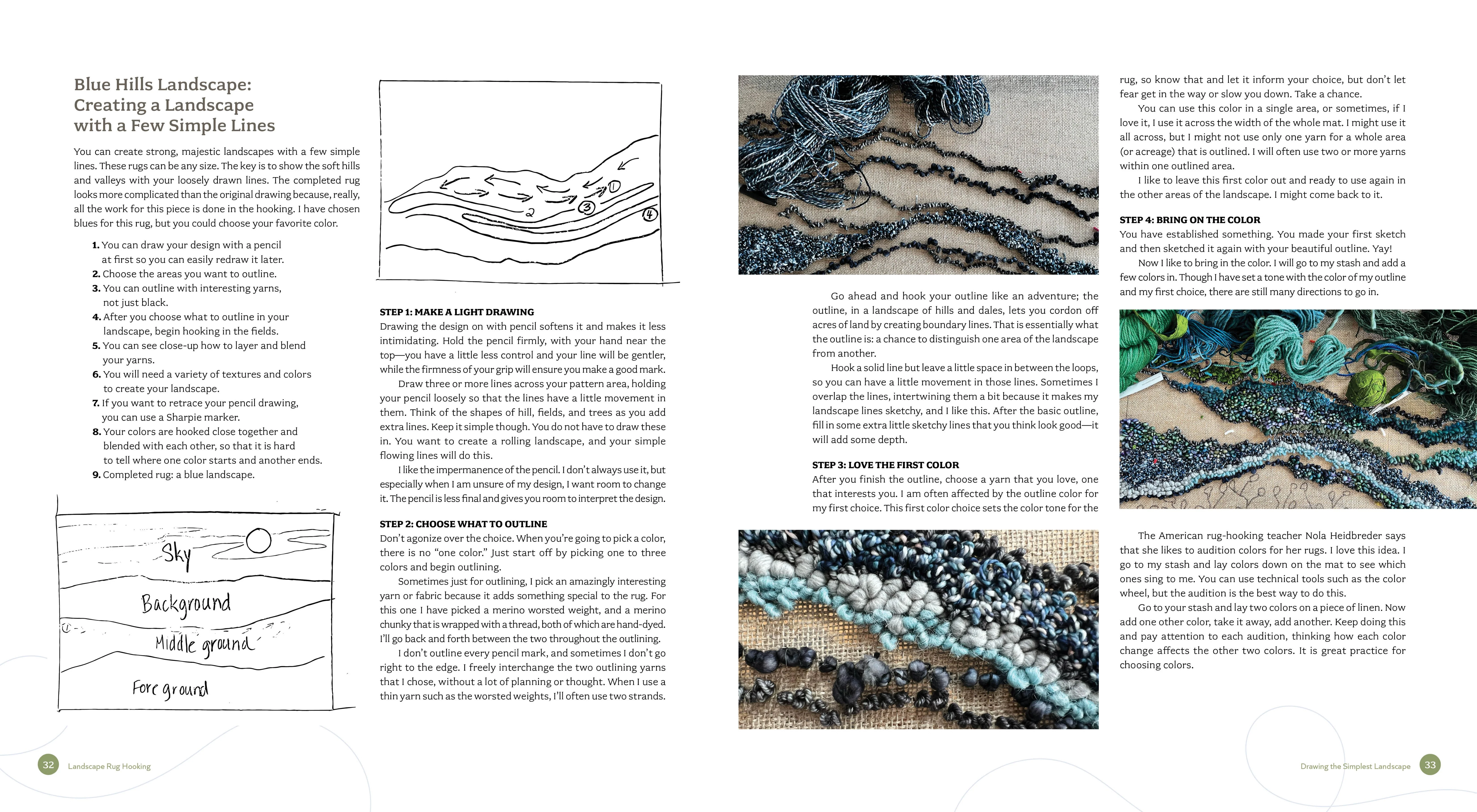 Landscape Rug Hooking - Image 4