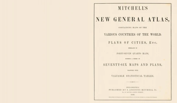 Mitchell's New General Atlas 1860 - Image 2