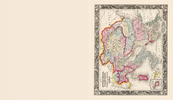 Mitchell's New General Atlas 1860 - Image 6