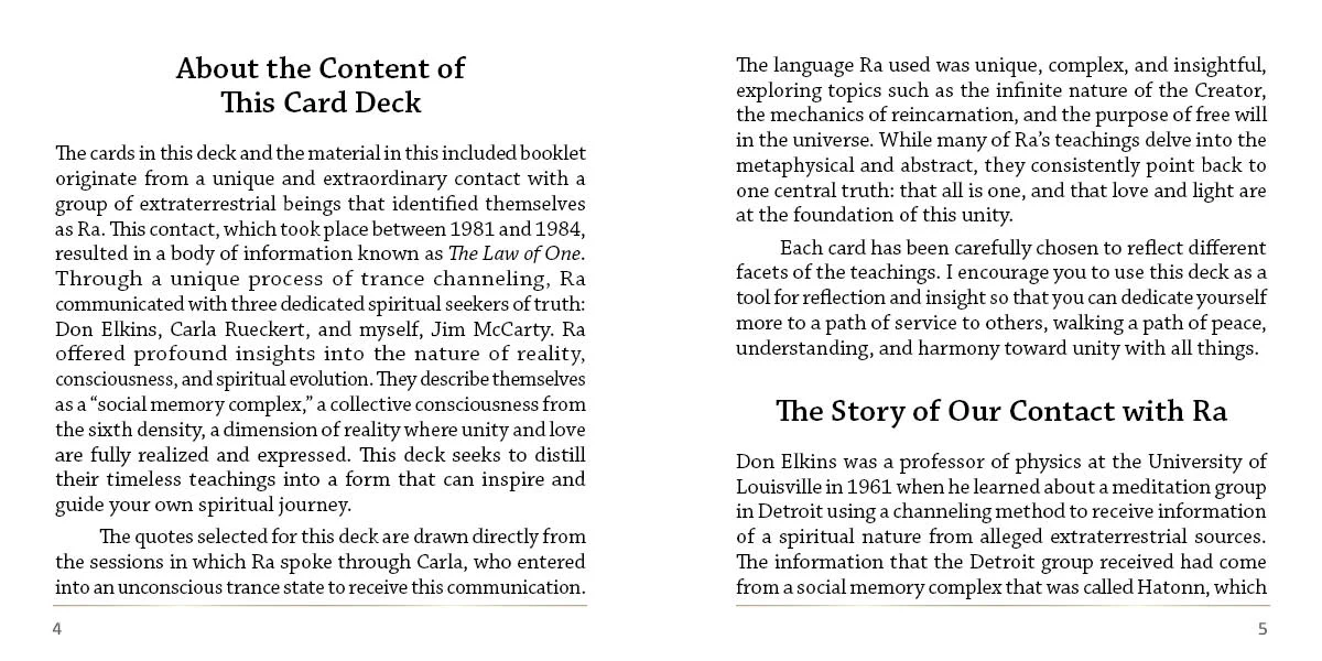 The Law of One Contemplation Deck - Image 3
