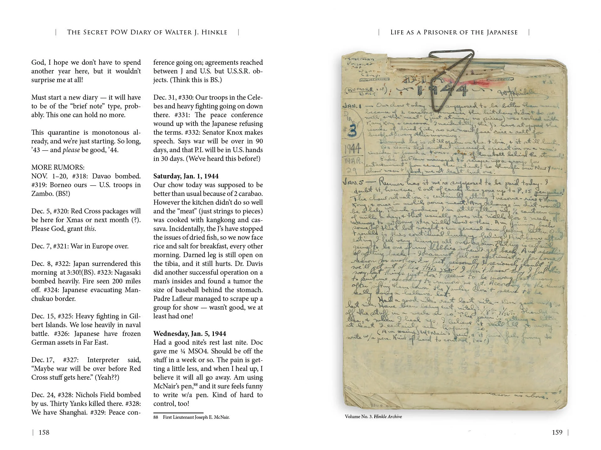 The Secret POW Diary of Walter J. Hinkle - Image 3