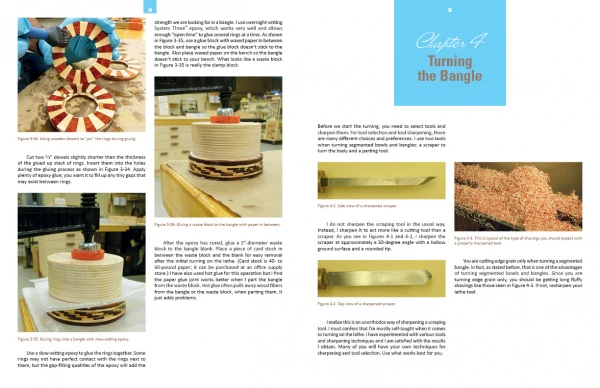 Turning Segmented Wooden Bangles on the Wood Lathe - Image 3