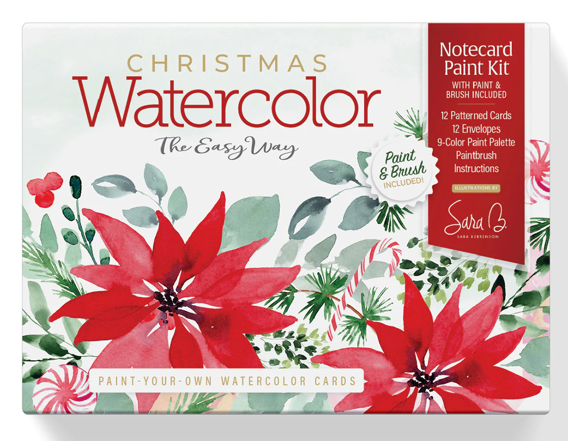 Watercolor the Easy Way Paint-Your-Own Watercolor Cards Christmas